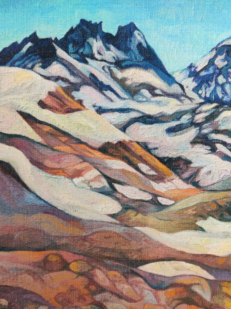 Contact Above Treeline Art to request a print of my artwork in a different size, for example this painting of the Three Sisters